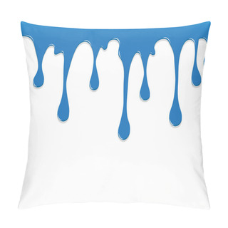 Personality  Paint Blue Colorful  Dripping Splatter , Color Splash Or Droping Pillow Covers