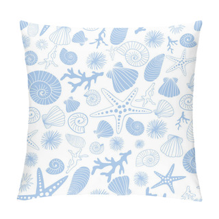 Personality  Fantasy Maritime Seamless Pattern Pillow Covers