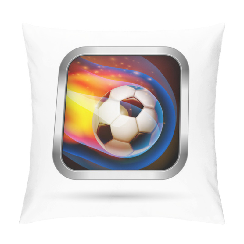 Personality  Football Soccer  Icon Pillow Covers