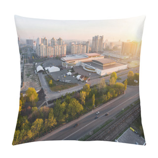 Personality  International Exhibition Centre In Kyiv Pillow Covers
