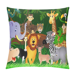 Personality  Animal In The Jungle Pillow Covers