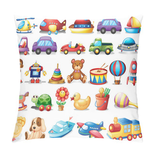 Personality  Collection Of Toys Pillow Covers