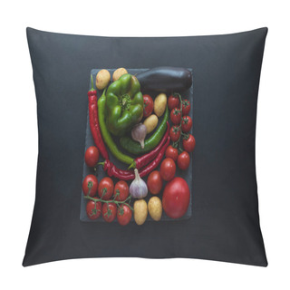 Personality  Ripe Vegetables And Slate Board Pillow Covers