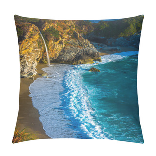 Personality  McWay Falls Big Sur California Pillow Covers