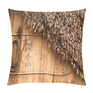 Personality  House Of Orang Asli Village In Malaysia Pillow Covers