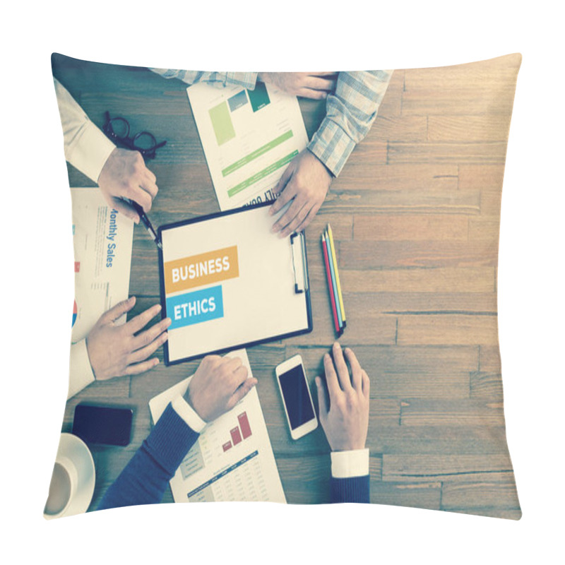 Personality  BUSINESS ETHICS CONCEPT Pillow Covers