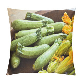 Personality  Zucchini And Zucchini Flowers Pillow Covers