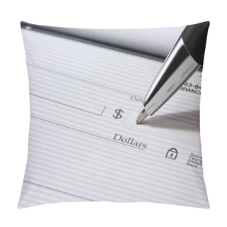 Personality  Writing A Check Pillow Covers