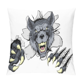 Personality  Wolf Claws Break Out Pillow Covers