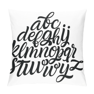 Personality  Handwritten Alphabet For Design Pillow Covers