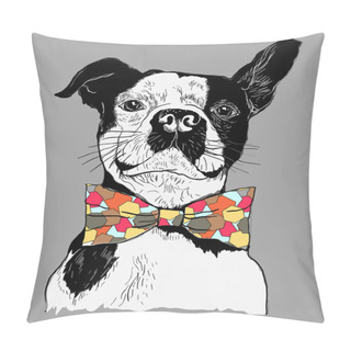 Personality  Portrait Of French Bulldog Pillow Covers