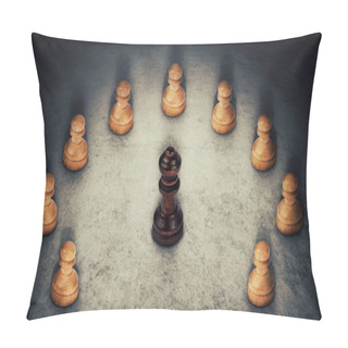 Personality  Chess Queen Surrounded Pillow Covers