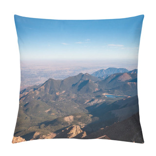 Personality  Colorado Landscape Seen From Pikes Peak Pillow Covers