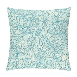 Personality  Leaf Inspired Seamless Pattern Pillow Covers