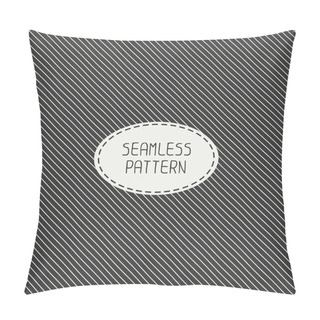 Personality  Vector Retro Diagonal Stripes Geometric Seamless Pattern. Vintage Hipster Striped. For Wallpaper, Pattern Fills, Web Page Background, Blog. Stylish Texture. Pillow Covers