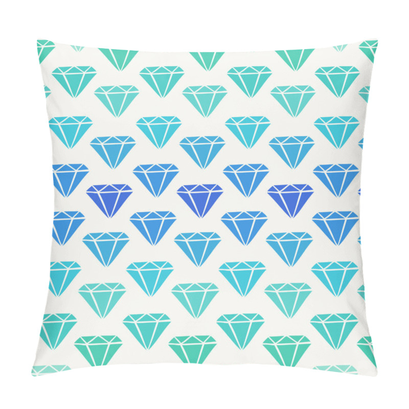 Personality  Diamond Shapes Seamless Pattern pillow covers