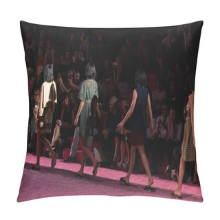 Personality  Marc Jacobs During Mercedes-Benz Fashion Week Pillow Covers