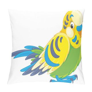 Personality  Little Green Budgerigar Pillow Covers