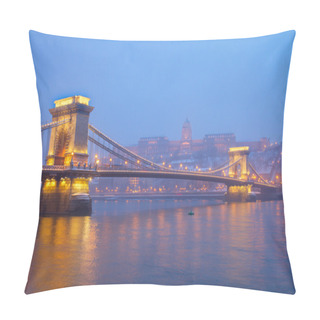 Personality  Budapest Landmarks At Night, Hungary Pillow Covers
