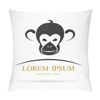 Personality  Vector Image Of An Monkey Pillow Covers