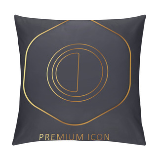 Personality  30 Minutes Golden Line Premium Logo Or Icon Pillow Covers