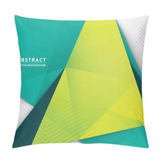 Personality  Abstract Triangle Shape Background Pillow Covers