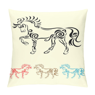 Personality  Horse Ornamental Pillow Covers