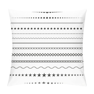 Personality  Vector Dividers Pillow Covers