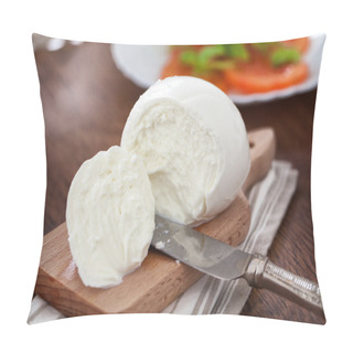 Personality  Buffalo Mozzarella On Table Pillow Covers