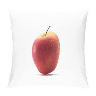 Personality  Close Up View Of Fresh Apple Isolated On White Pillow Covers