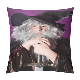 Personality  Merlin With Sword Pillow Covers