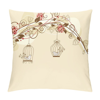 Personality  Caged Birds Pillow Covers