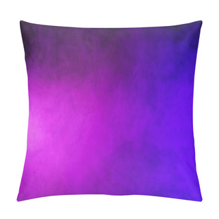 Personality  Abstract Pink And Purple Smoke On Dark Background Pillow Covers