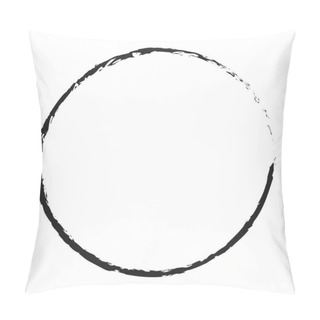 Personality  Grungy Circle Blob, Blotch Vector Pillow Covers