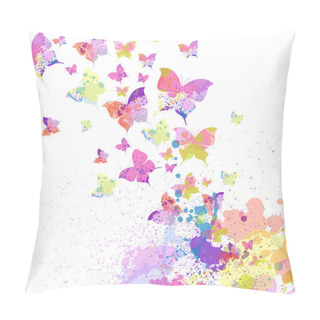 Personality  Colorful Butterfly Pillow Covers