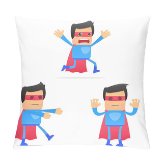 Personality  Set Of Funny Cartoon Superhero Pillow Covers