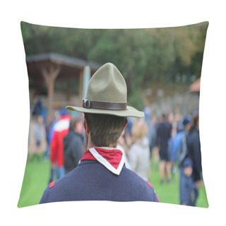 Personality  Boyscout Chief With The Great Campaign Hat And The Neckerchief Pillow Covers