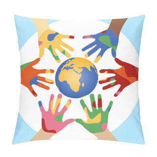 Personality  Children Of The World Pillow Covers