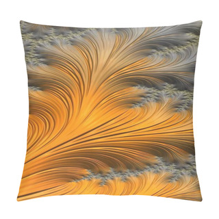 Personality  Artfully 3D Rendering Fractal, Fanciful Abstract Illustration And Colorful Designed Pattern Pillow Covers