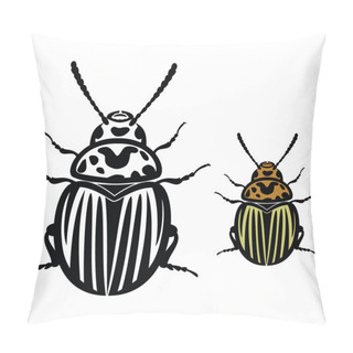Personality  Colorado Potato Beetle Pillow Covers