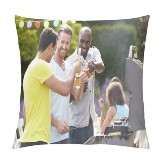 Personality  Group Of Men Cooking On Barbeque Pillow Covers