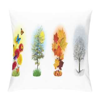 Personality  Four Seasons Pillow Covers