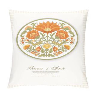 Personality  Tradition Mughal Motif, Fantasy Flowers Pillow Covers