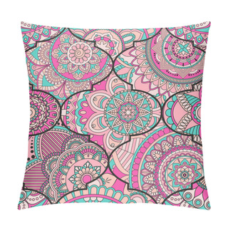 Personality  Patchwork Pattern. Vintage Decorative Elements. Hand Drawn Backg Pillow Covers