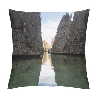 Personality  Calm Lagoon And Limestone Islands Pillow Covers