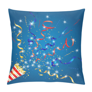 Personality  Vector Confetti. Festive Illustration. Pillow Covers