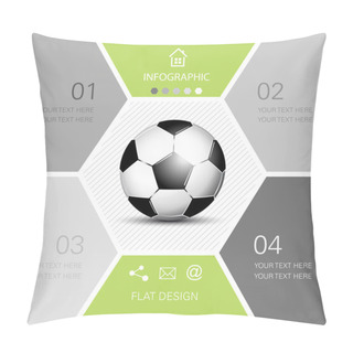 Personality  Soccer Ball Infographic - Football Pillow Covers