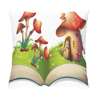Personality  Mushroom Book Pillow Covers