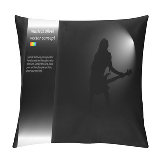 Personality  Music Poster Pillow Covers