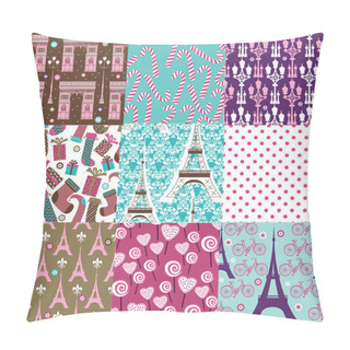 Personality  Paris Pattern Collection Pillow Covers